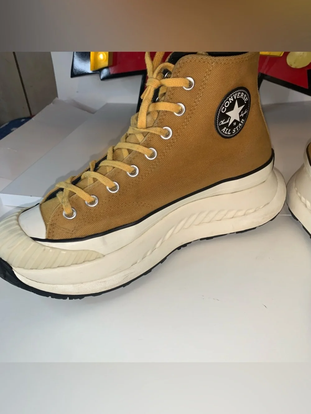 Converse Chuck 70 AT-CX High platform - Bunt Honey; Men’s 10.5 -Used No Box - Picture 8 of 11